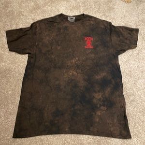 Death Row Records Black tie die t shirt